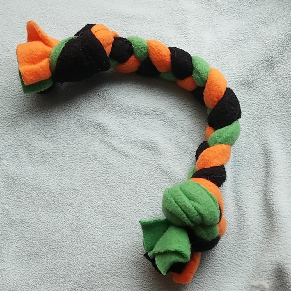 Braided dog rope toy